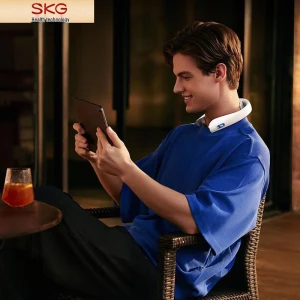 Умный массажер для шеи с пульсометром — Массажные пистолеты, SKG