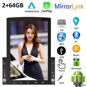 Автомобильный радиоприемник с CarPlay и Android Auto — Автомагнитолы, BAODANDP