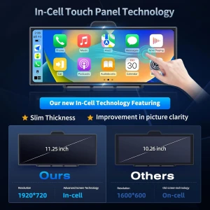 Встраиваемый автомобильный дисплей с CarPlay, Android Auto и камерой заднего вида — Автомагнитолы, Kings City