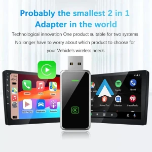 Беспроводной адаптер CarPlay и Android Auto 2-в-1 — Автомагнитолы, BMW