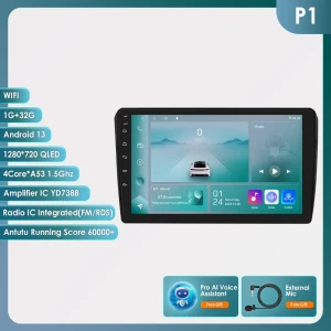Автомобильное головное устройство с Android, 8-ядерным процессором, AI, GPS, CarPlay и 4G — Автомагнитолы, OSSURET