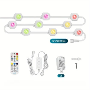 Постоянные наружные светодиодные RGB-светильники для карнизов — Светодиодные ленты, Build My Home