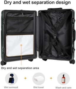 Чемодан на колесиках, жесткий корпус, раскладной — Умные чемоданы, AIWEINY