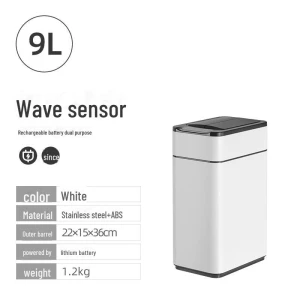 Умная индукционная урна с автоматической крышкой — Сенсорные мусорные ведра, Dental Clinic