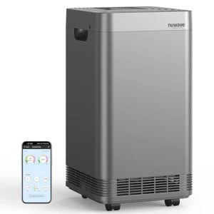 Очиститель воздуха с моющимся фильтром для больших помещений, умный WiFi, ультратихий — Очистители воздуха, Nuwave