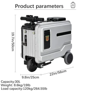 Электрический самокат-чемодан для взрослых — Умные чемоданы, FgdVrelnor