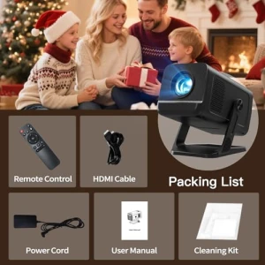 Мини-проектор для спальни с Wi-Fi и двусторонним Bluetooth — Проекторы, WEMI