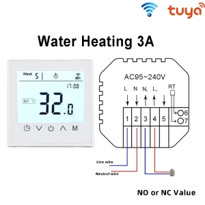 Термостат с сенсорным экраном — Умные термостаты, Minco Electronics