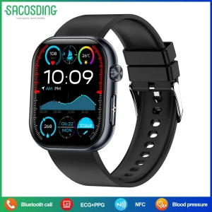 Умные часы с NFC и Amoled экраном — Умные часы, SACOSDING