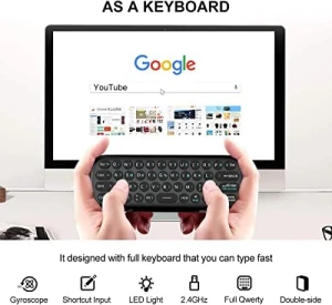 Пульт дистанционного управления с клавиатурой и гироскопическим управлением — Bluetooth-клавиатуры, WeChip