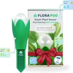 Умный монитор для растений — Датчики влажности почвы, Flora