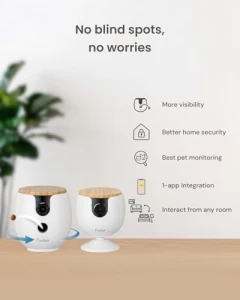 Камера для домашних животных с вращением 360° и фиксированной камерой — Камеры видеонаблюдения, Furbo