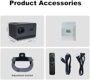 Мини-проектор с WiFi и Bluetooth, поддержкой 4K, Android 13 — Проекторы, JIUMAO