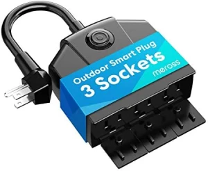 Уличная умная розетка с 3 независимыми разъемами — Умные розетки, meross