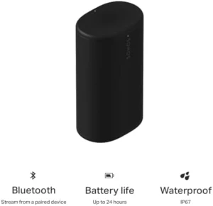 Портативная Bluetooth-колонка с WiFi, Alexa, 24-часовым временем работы от аккумулятора и зарядной базой — Умные колонки, Sonos