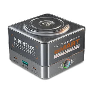 Умная настольная зарядная станция с магнитной беспроводной зарядкой — Внешние аккумуляторы, GaN Tech