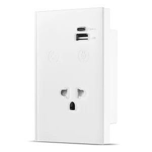 Настенный сенсорный выключатель света с USB-розеткой Type-C — Умные выключатели, Neoglint