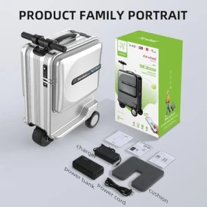 Электрический чемодан-самокат Airwheel 20 дюймов — Умные чемоданы, Airwheel