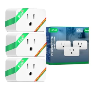 Умная Wi-Fi розетка 15A, двухдиапазонная 2.4 ГГц и 5 ГГц — Умные розетки, NOUS