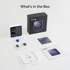 Программируемый термостат с сенсорным экраном 4", Wi-Fi, умный домашний термостат для кондиционера и отопления,... — Умные термостаты, vine