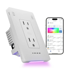 Умная розетка с RGB-подсветкой — Умные розетки, Intecular