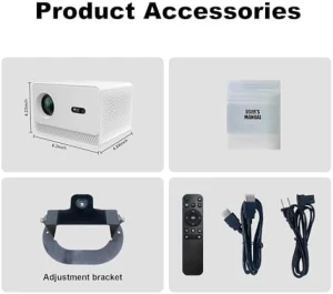 Мини-проектор с WiFi и Bluetooth, поддержкой 4K — Проекторы, JIUMAO-M98