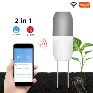 Умный WiFi датчик температуры и влажности почвы — Датчики влажности почвы