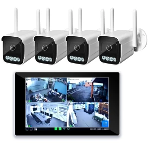 Беспроводной комплект NVR с камерами Wi-Fi — Камеры видеонаблюдения, Tuya