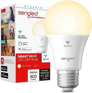 Умная лампочка WiFi, светодиодная, диммируемая — Умные лампы, Sengled