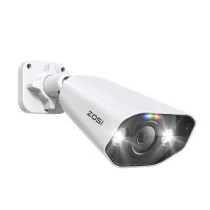 IP-камера для наружного наблюдения с PoE, двусторонней аудиосвязью и цветным ночным видением — Камеры видеонаблюдения, ZOSI
