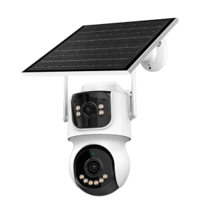 Солнечная IP-камера с двойным объективом и ночным видением — Камеры видеонаблюдения, ICSEE