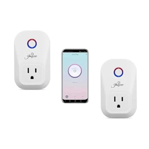 Jinvoo Smart Plug,WiFi Smart Plug,WiFi Outlet Socket Remote Control with Timer Function,Compatible with Alexa and Google... — Умные розетки, Jinvoo