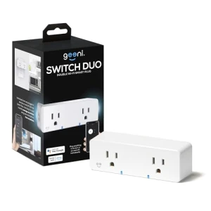 Двойная умная розетка Switch Duo, 2 розетки — Умные розетки, Geeni