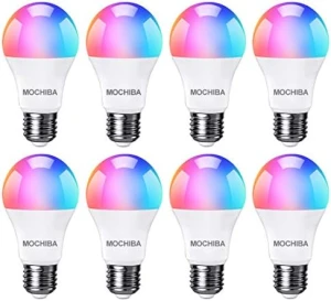 Умные светодиодные лампочки с WiFi, совместимые с Alexa и Google Home — Умные лампы, Mochiba
