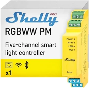 Умный контроллер для светодиодных лент RGBWW PM — Светодиодные ленты, Shelly