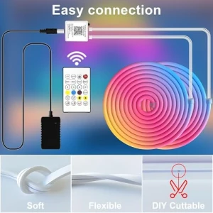 RGB неоновая светодиодная лента с Bluetooth и пультом ДУ — Светодиодные ленты, Cozylady
