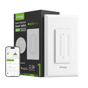 Умный двухканальный диммерный выключатель — Умные выключатели, GHome Smart