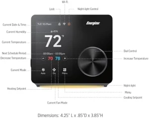 Умный программируемый термостат Wi-Fi — Умные термостаты, Energizer