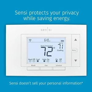 Умный Wi-Fi термостат Sensi с настенной пластиной — Умные термостаты, Emerson