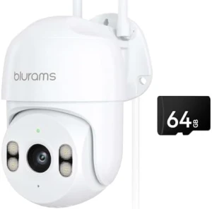 2-Pack уличных камер видеонаблюдения 2K, 360° PTZ — Камеры видеонаблюдения, blurams