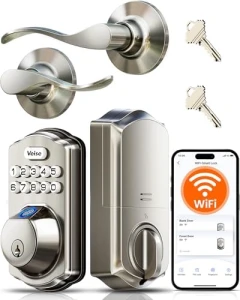 Умный замок с Wi-Fi, отпечатком пальца и ручкой — Умные замки, Veise