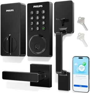 Умный замок с клавиатурой и ручкой, встроенный Wi-Fi — Умные замки, Philips