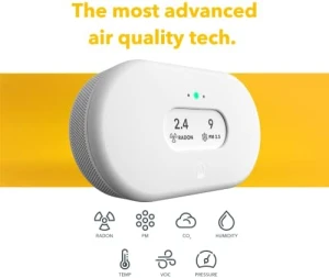 Датчик радона и качества воздуха — Датчики качества воздуха, Airthings