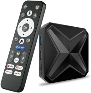 ТВ-бокс 4K Ultra HD с голосовым управлением — Смарт-телевизоры, LEFFOT