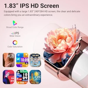 Умные часы с HD-дисплеем 1.83'' — Фитнес-браслеты, Trendia