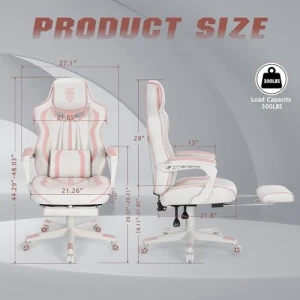 Игровое кресло Vonesse для девушек, розовое — Массажные кресла, Vonesse