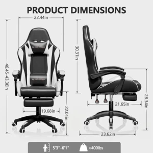 Игровое кресло с подставкой для ног — Умные кресла, Mr IRONSTONE