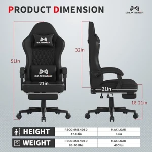Игровое кресло с подставкой для ног — Умные кресла, Gamtimer