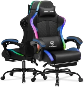 Игровое кресло с динамиками и RGB подсветкой — Умные кресла, GTPLAYER