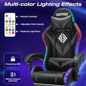 Игровое кресло с массажем и RGB-подсветкой — Массажные кресла, VANSPACE